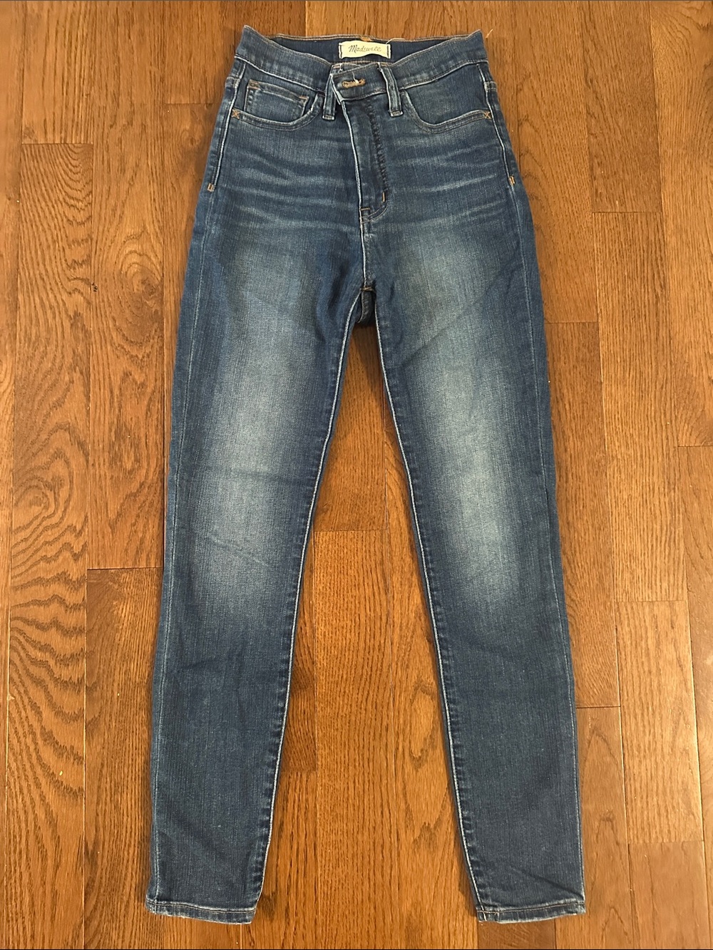 Madewell Women’s Blue Slim Fit Jeans (with stretch)